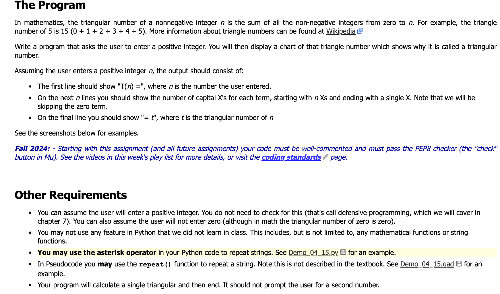 Write a program in python and pseudocode You can
