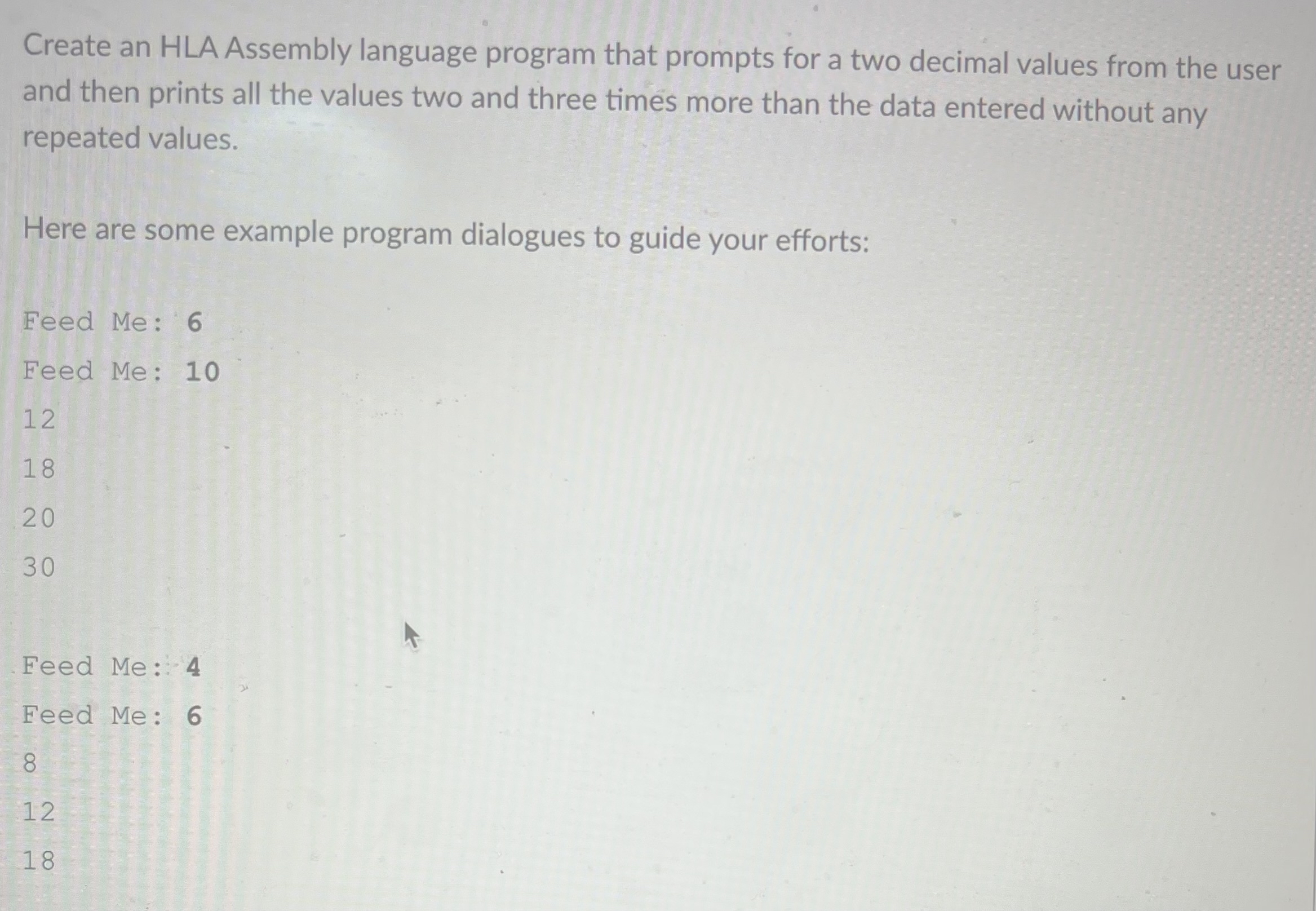 Can you give a real working code with out an