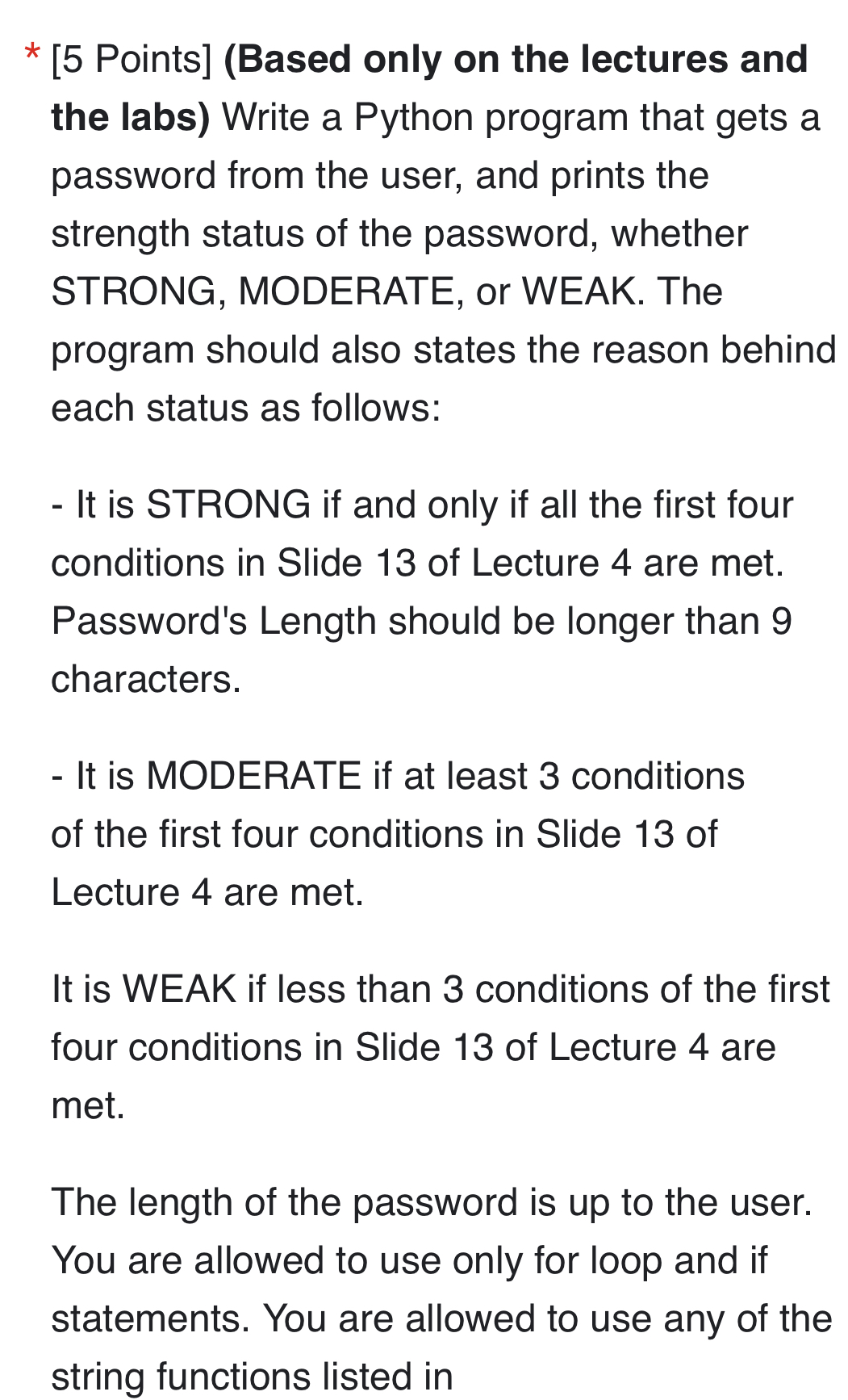 Only using one word in each ) [ Point 1 ] GUI