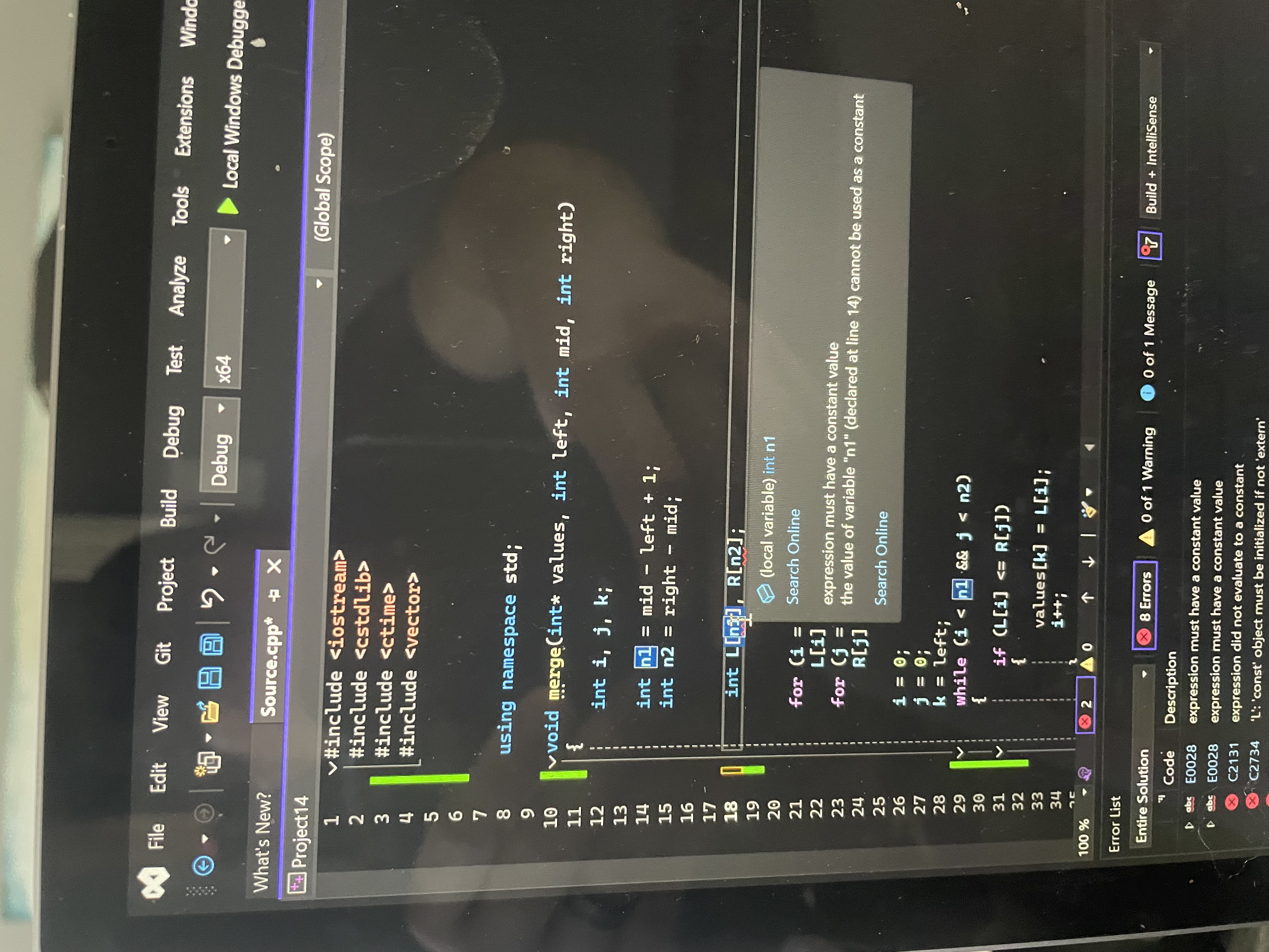 How can I clear this error