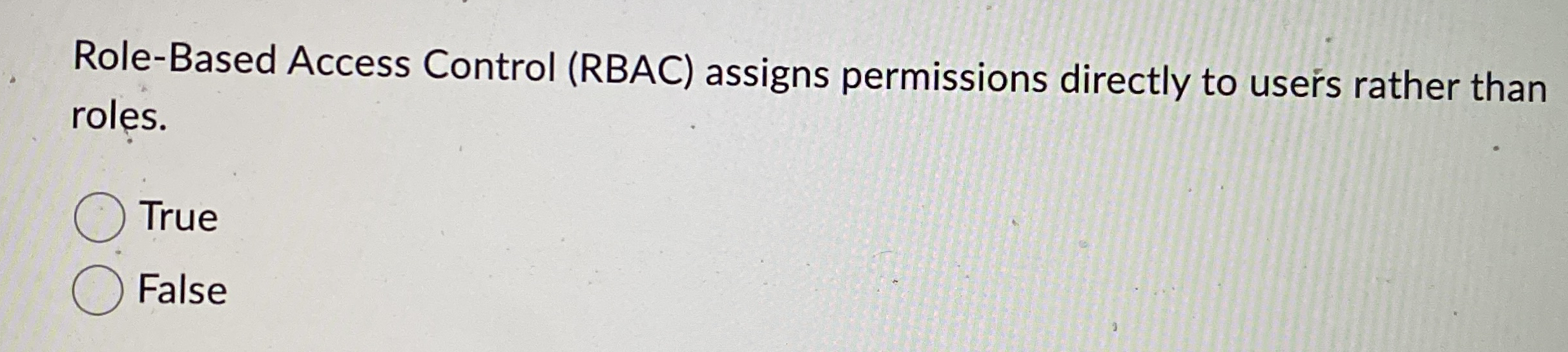 Role - Based Access Control ( RBAC ) assigns