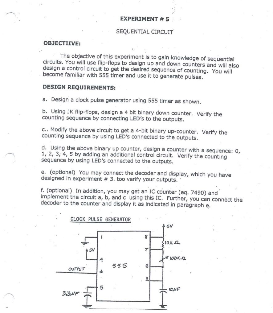 d . Using the above binary up counter, design a