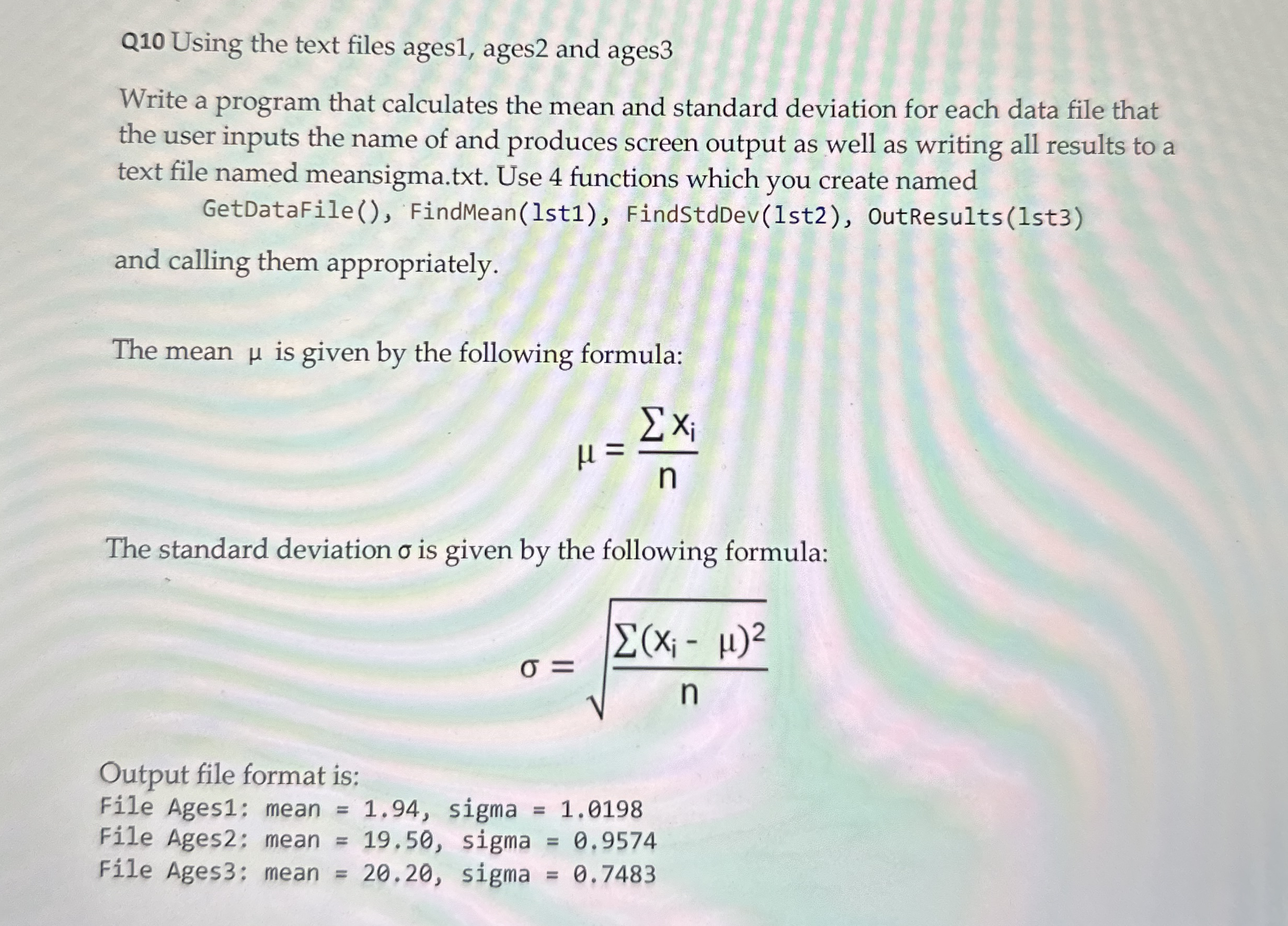 Solve by hand ( no importing python variable, and