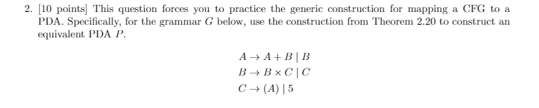 Draw the diagram out as opposed to listing it