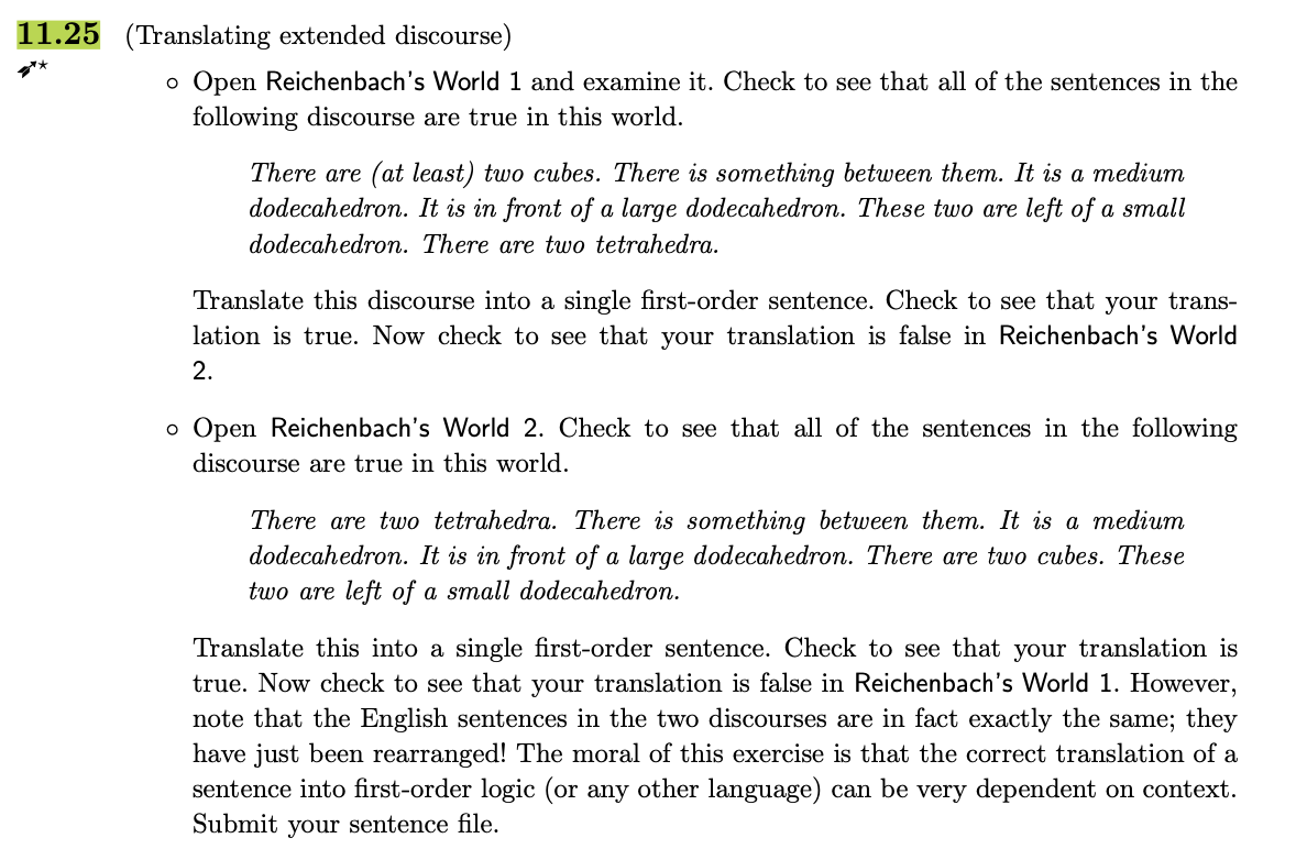 1 1 . 2 5 ( Translating extended discourse ) (
