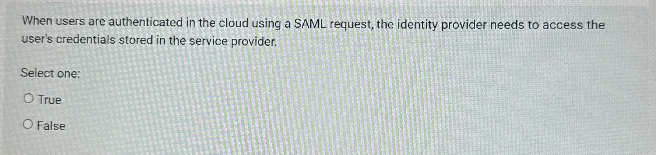 When users are authenticated in the cloud using a