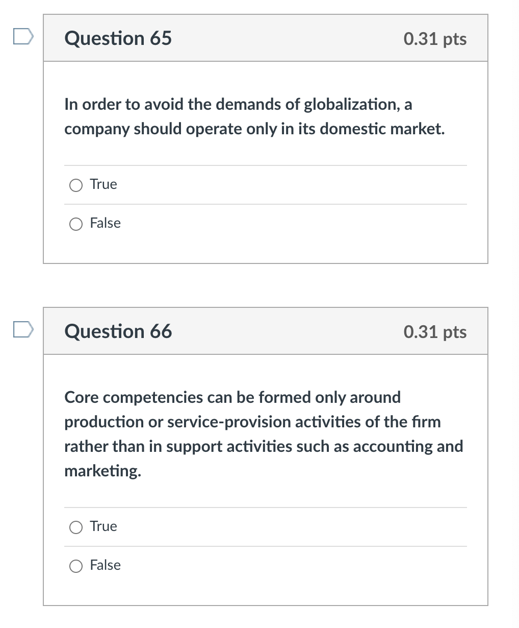 Which type of diversication is most likely to