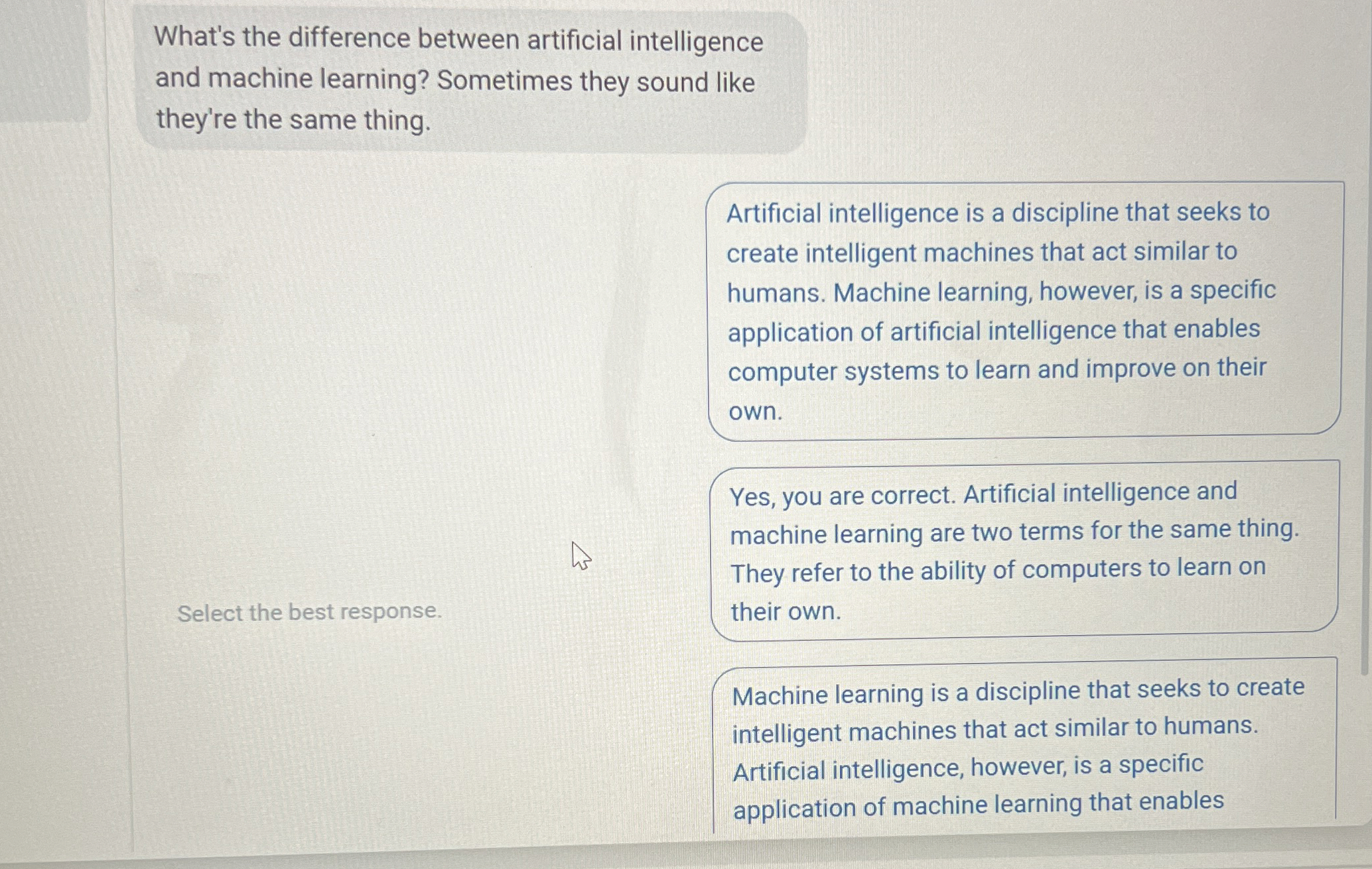 What's the difference between artificial