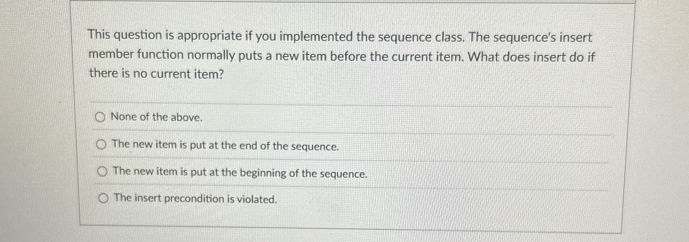 This question is appropriate if you implemented