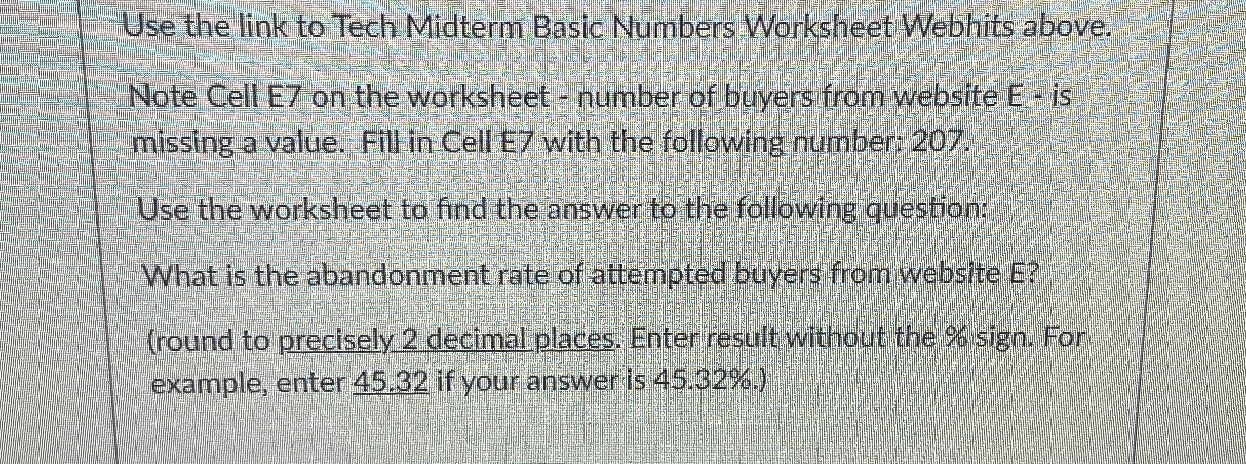 Use the link to Tech Midterm Basic Numbers