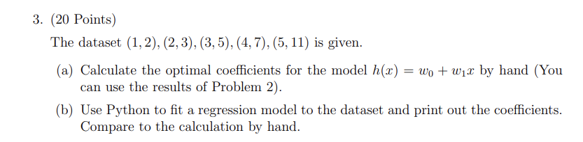 Please provide code where neccesary ( 2 0 Points