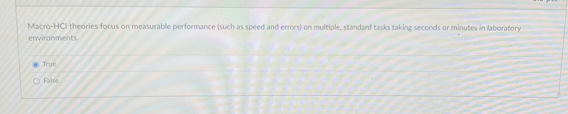 Macro - HCl theories focus on measurable