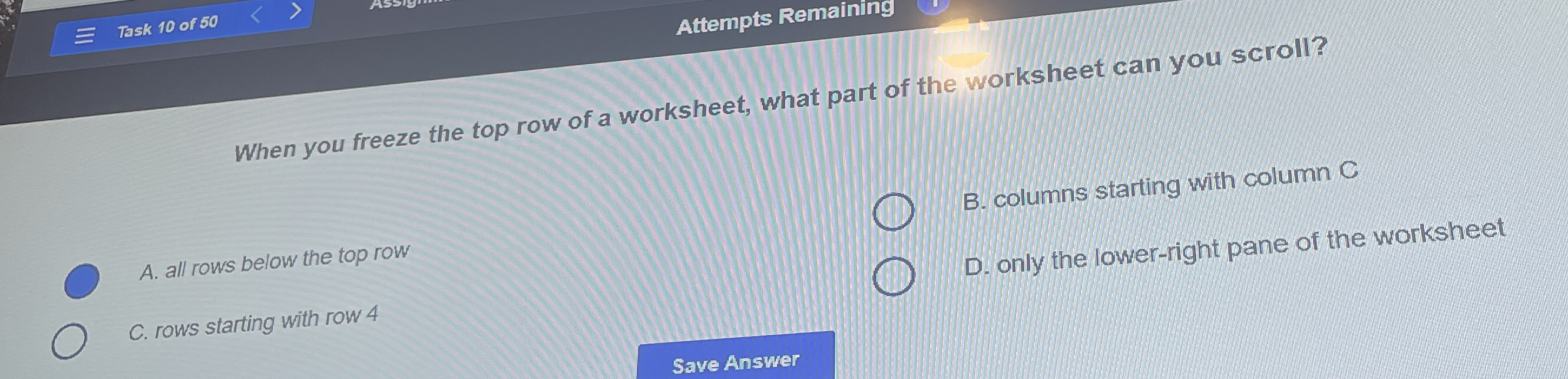 Task 1 0 of 5 0 Attempts Remaining When you