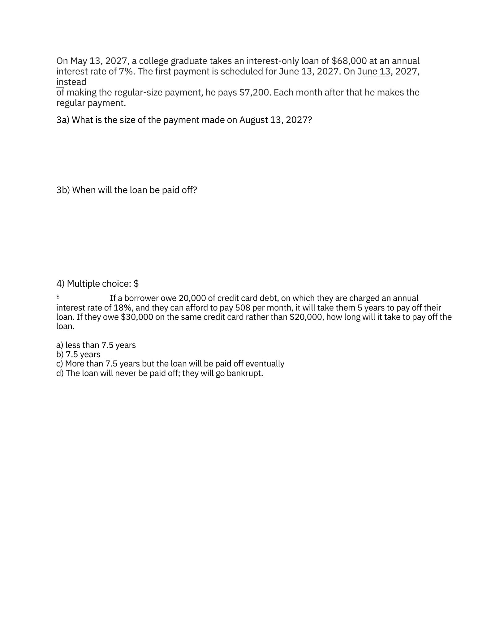 Week 10 Assignment Print this out, answer on the