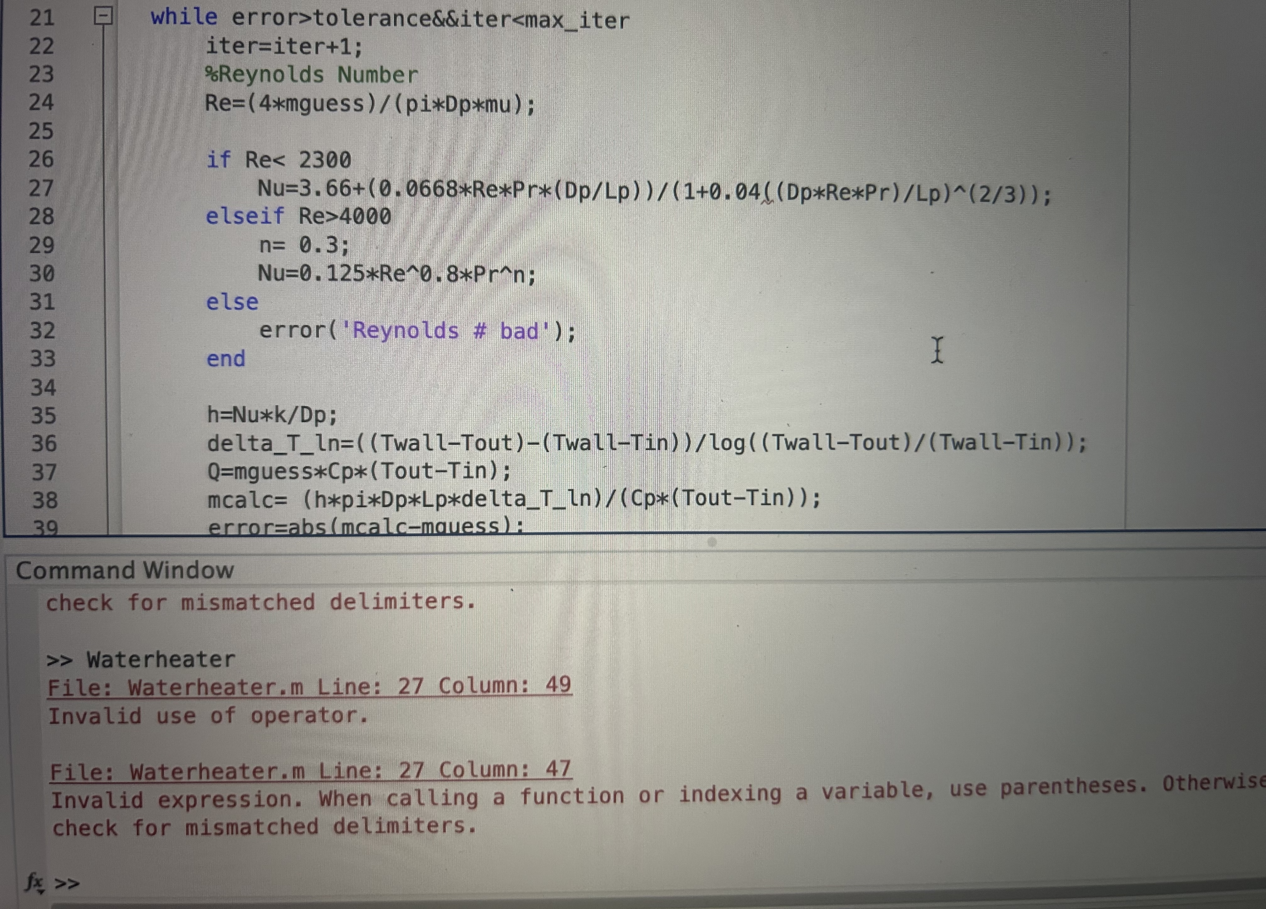 Line 2 7 wont work, any ideas how to fix it ?