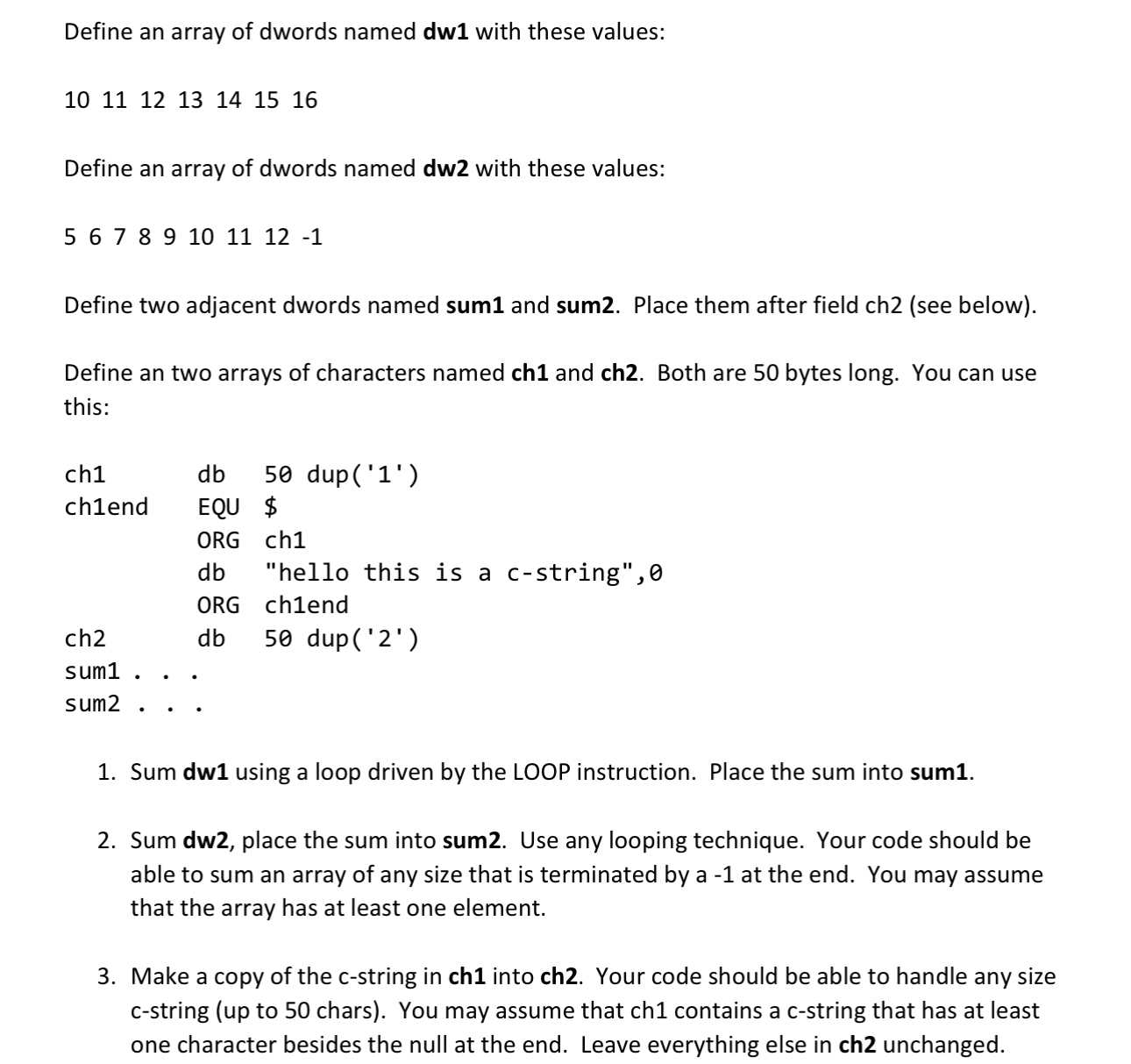In x 6 4 assembly language. Thank you