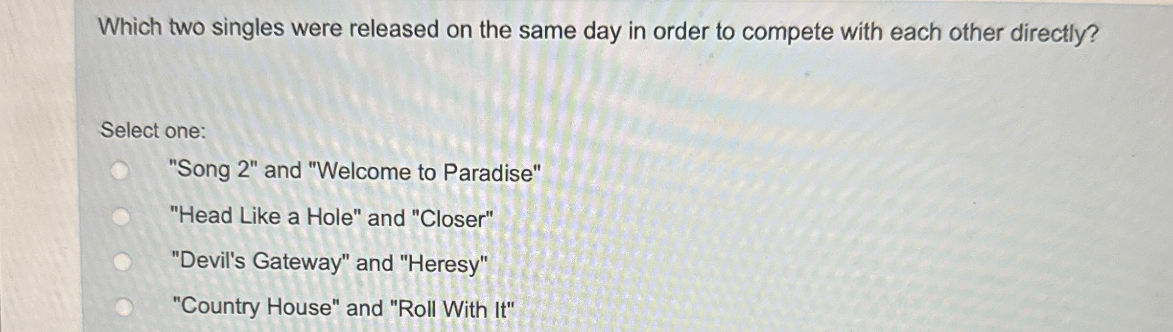 Which two singles were released on the same day