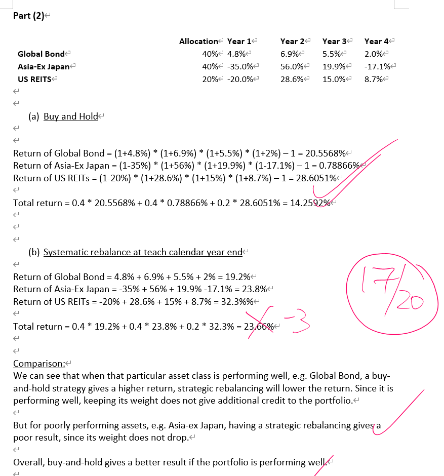 Part (2) < Allocation Year 10 Year 23 Year 34