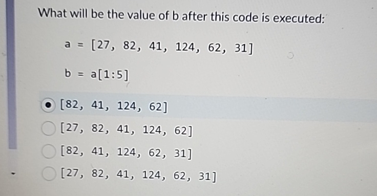 What will be the value of b after this code is