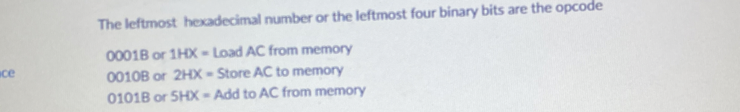 The leftmost hexadecimal number or the leftmost