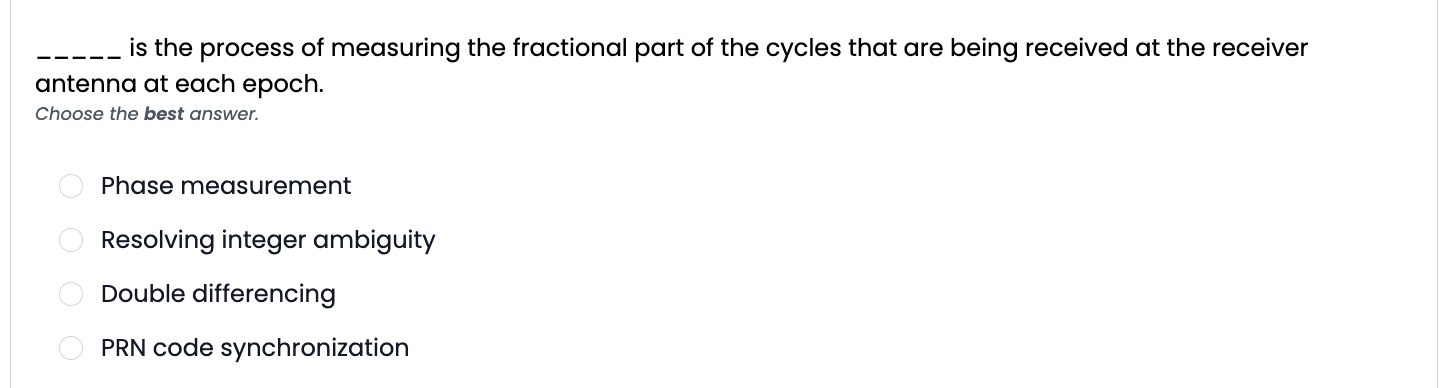 is the process of measuring the fractional part
