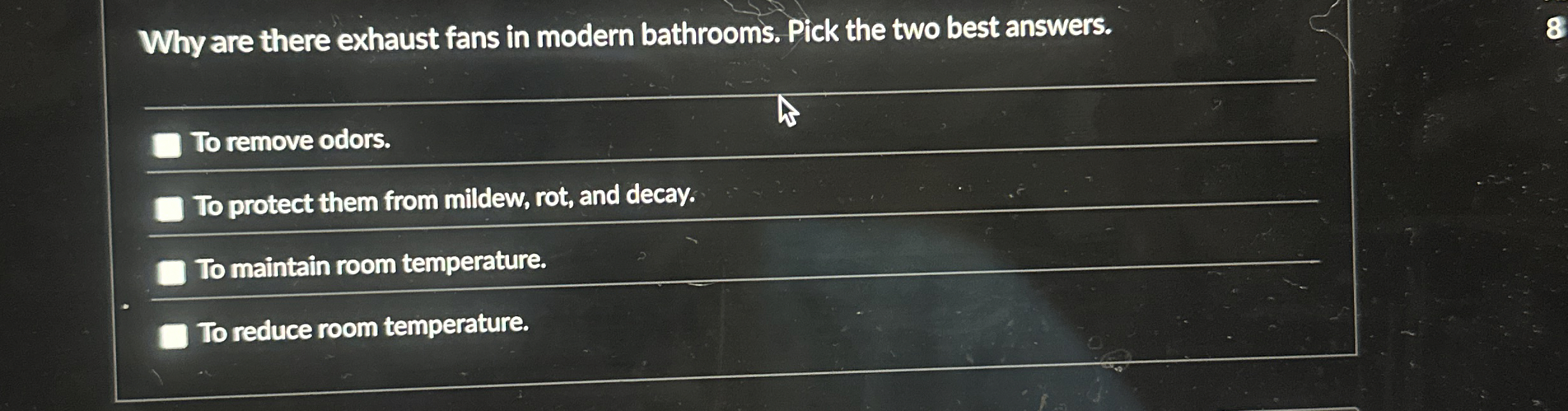 Why are there exhaust fans in modern bathrooms.