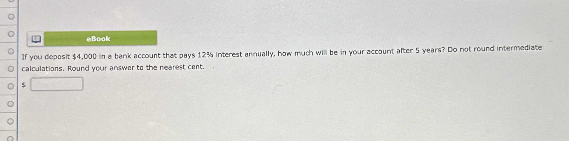 QUESTION 1 What is a rule of thumb that can be