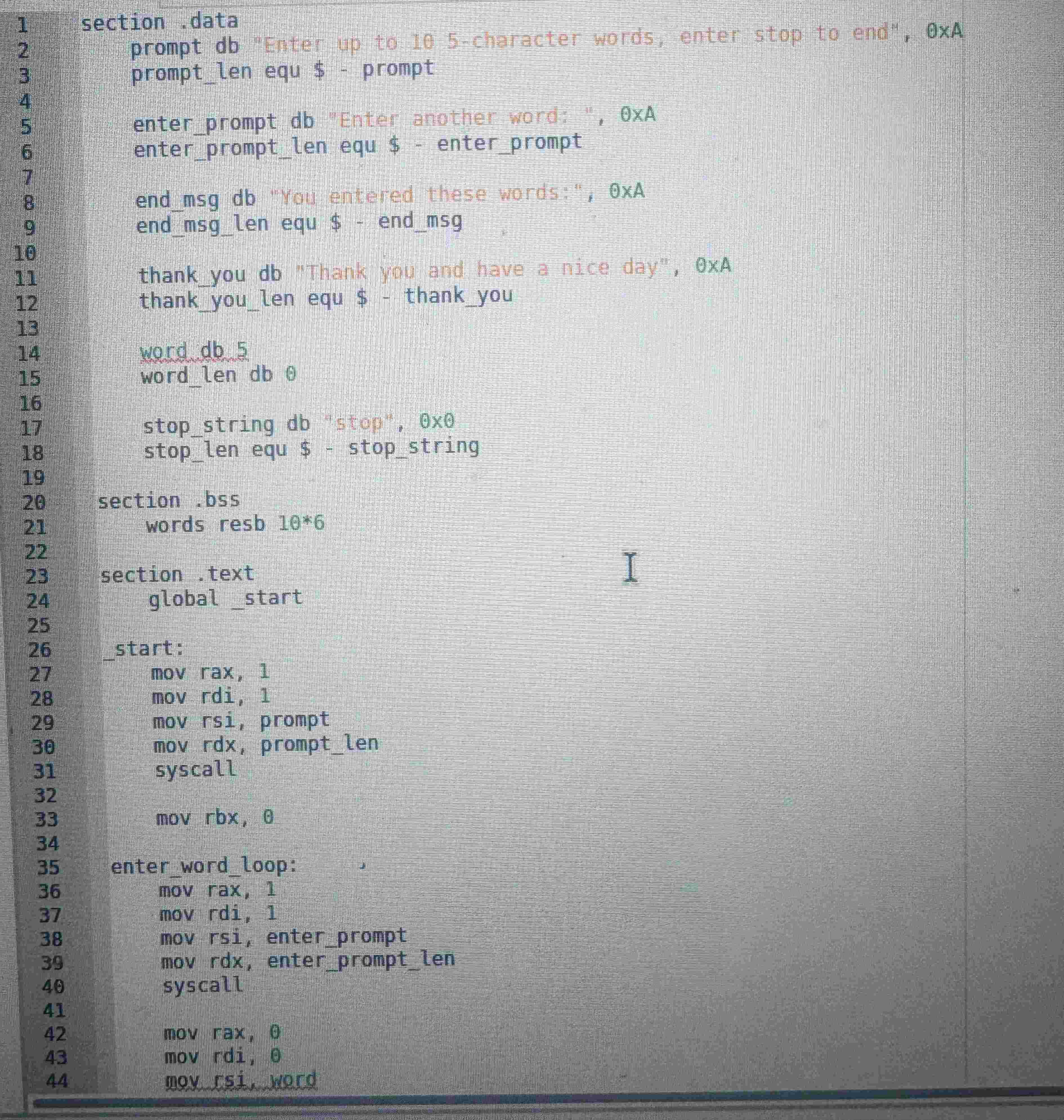 can anyone help me with my code. I am doing x 6 4
