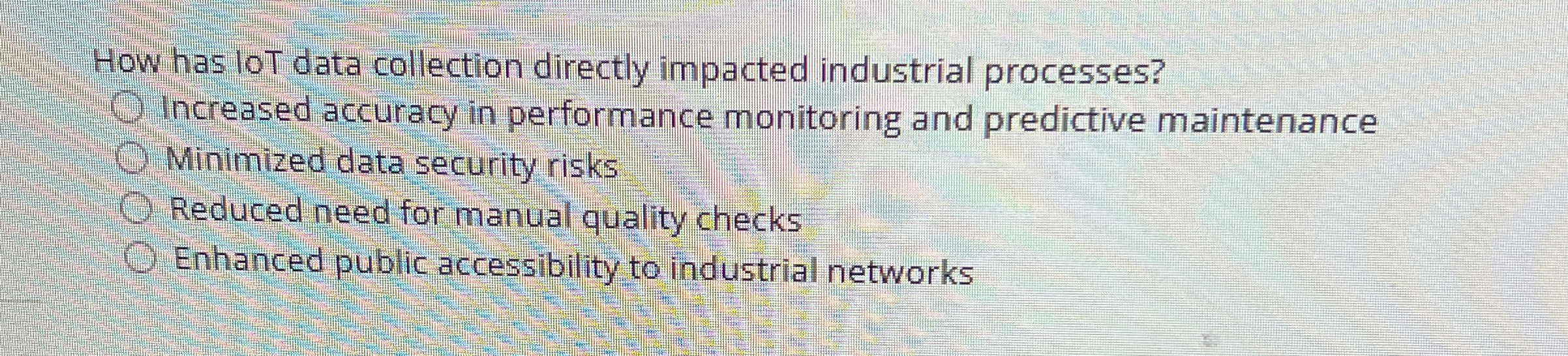How has loT data collection directly impacted
