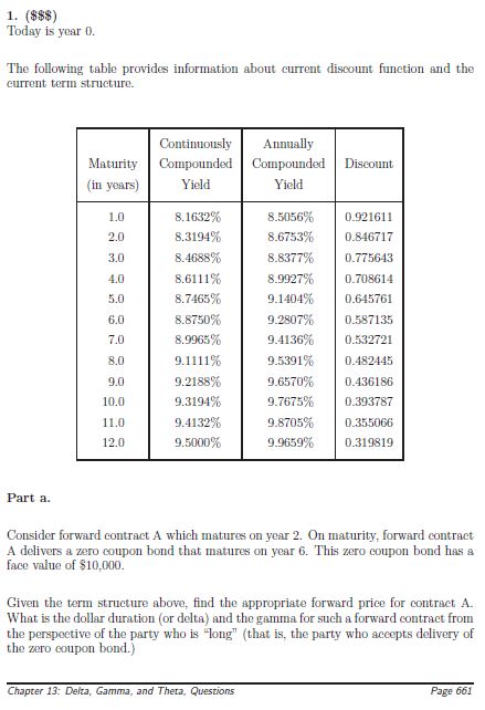 Need help with Question 13 (a,b,c) 1. ($$$) Today