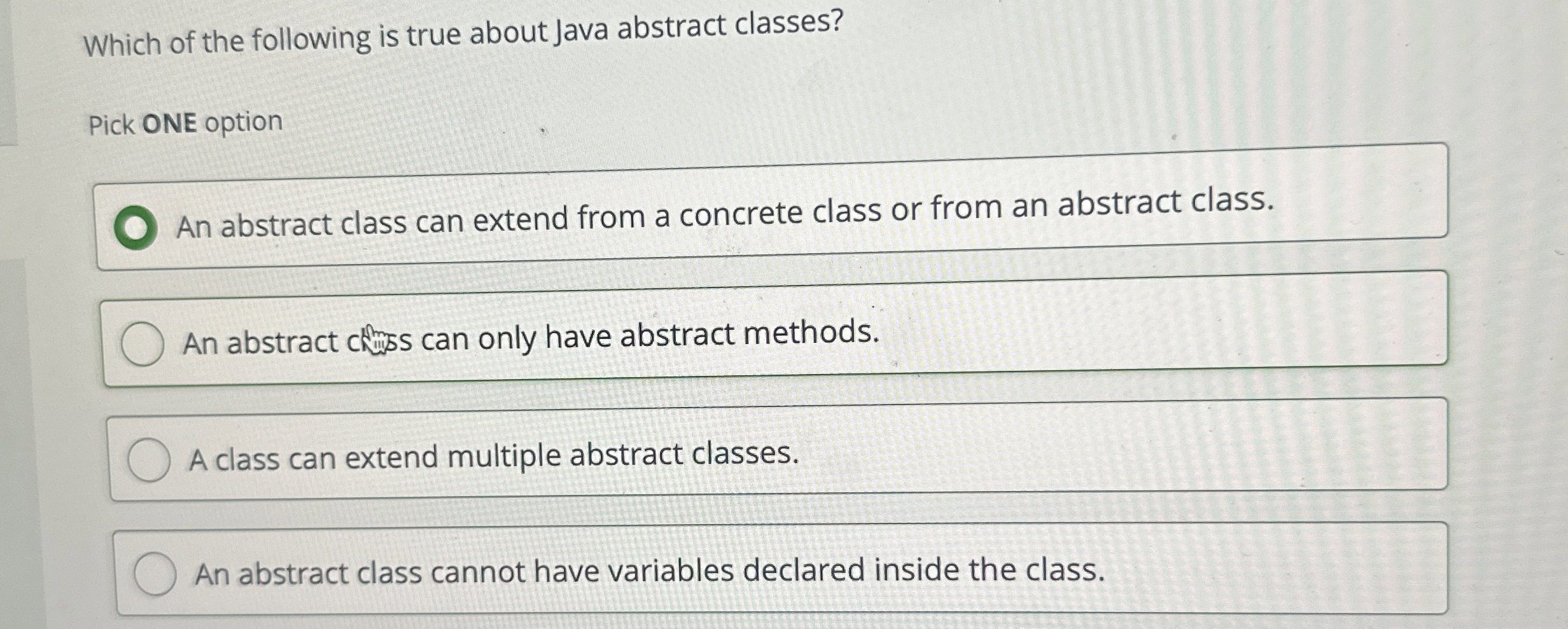 Which of the following is true about Java