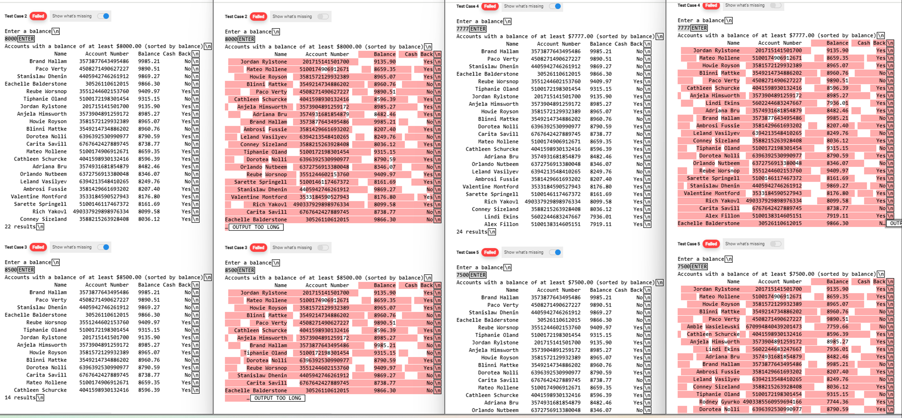 I need help with my two codes in JAVA reading a