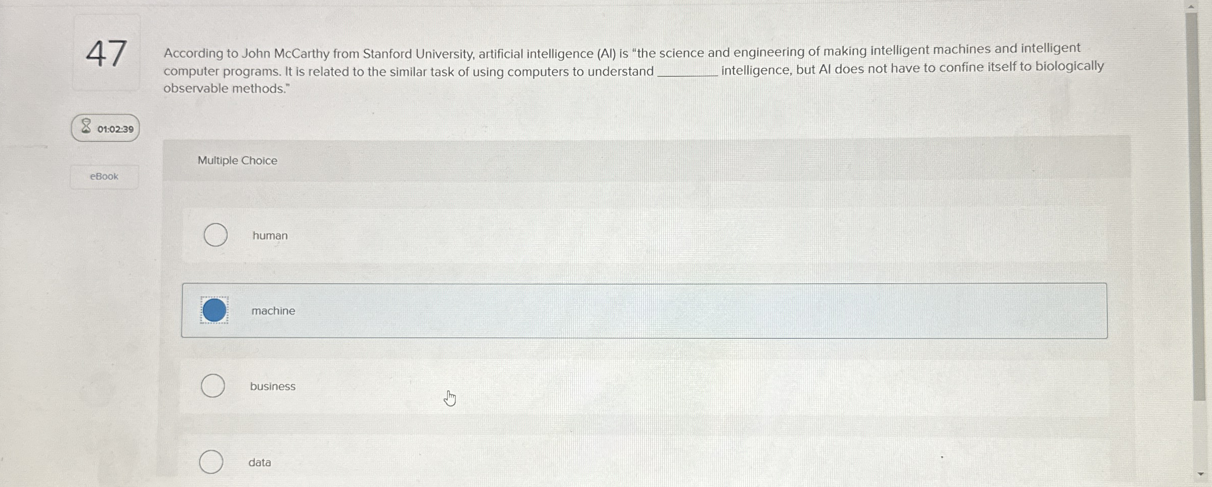 4 7 According to John McCarthy from Stanford
