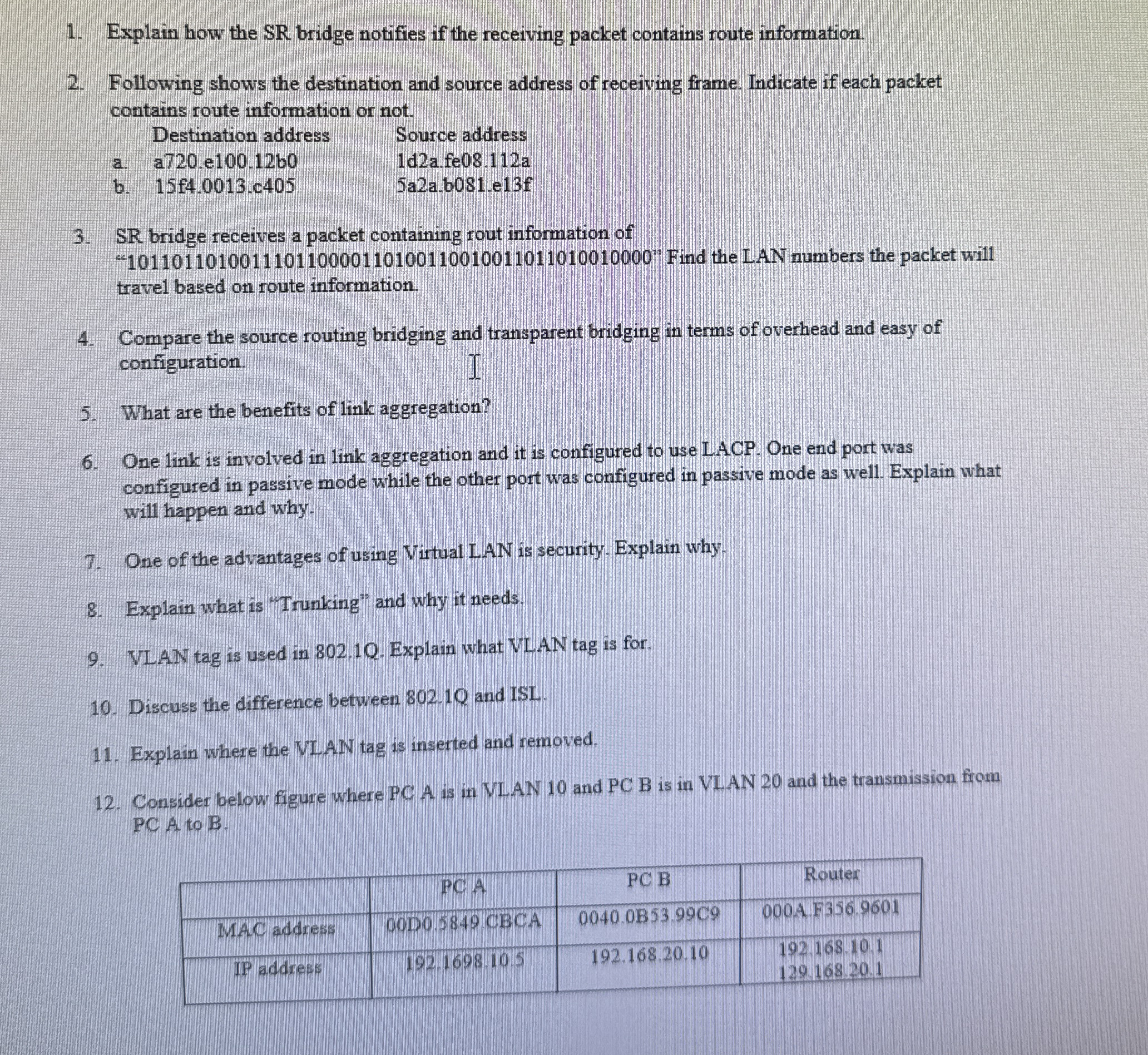 Explain how the SR bridge notifies if the