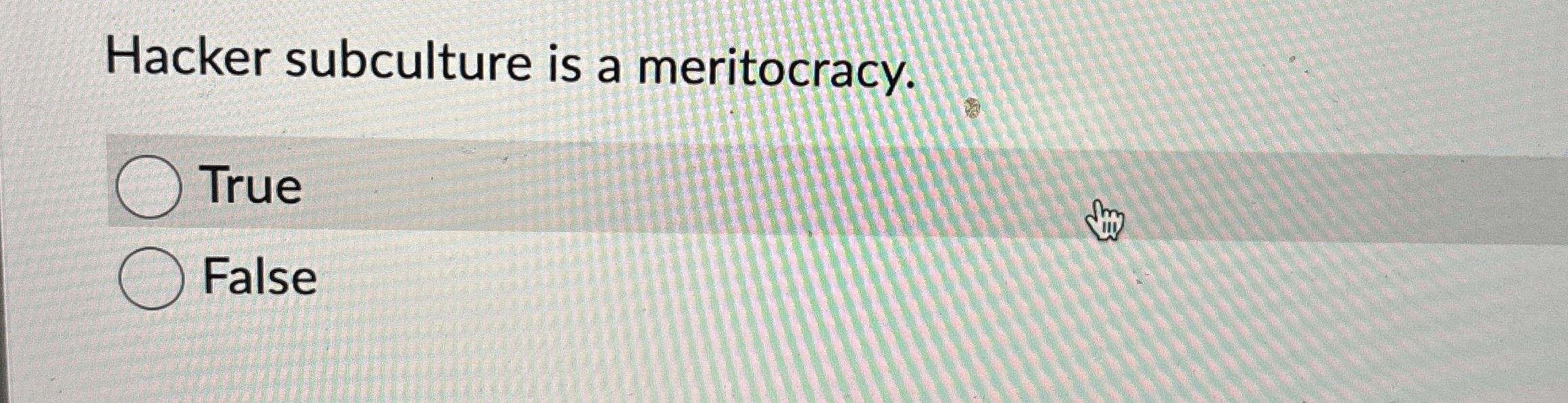 The norms of the hacker subculture structure the