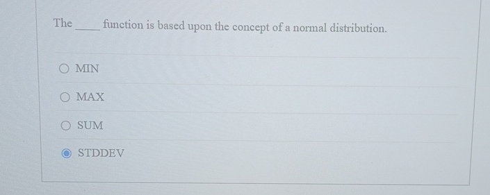 The function is based upon the concept of a