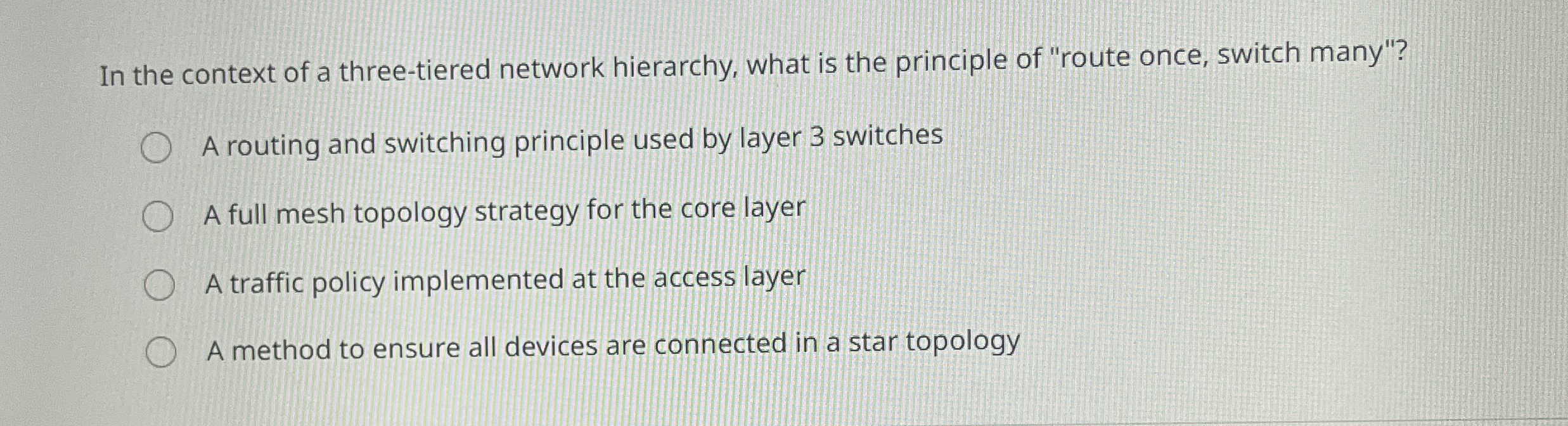 In the context of a three - tiered network
