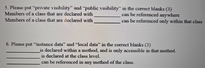 Please put "private visibility" and "public