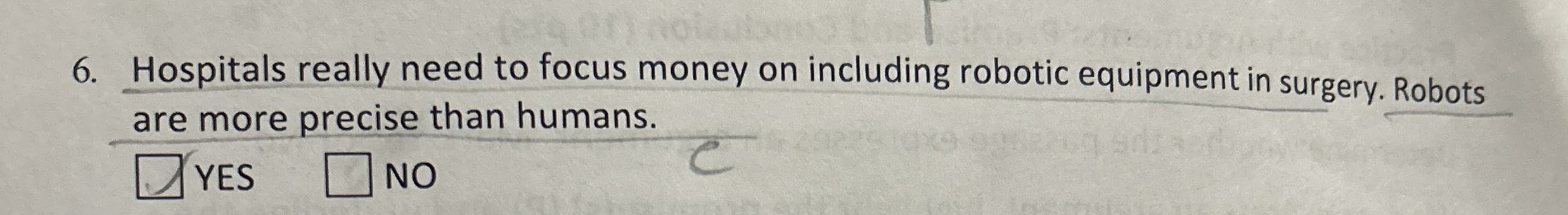 Hospitals really need to focus money on including