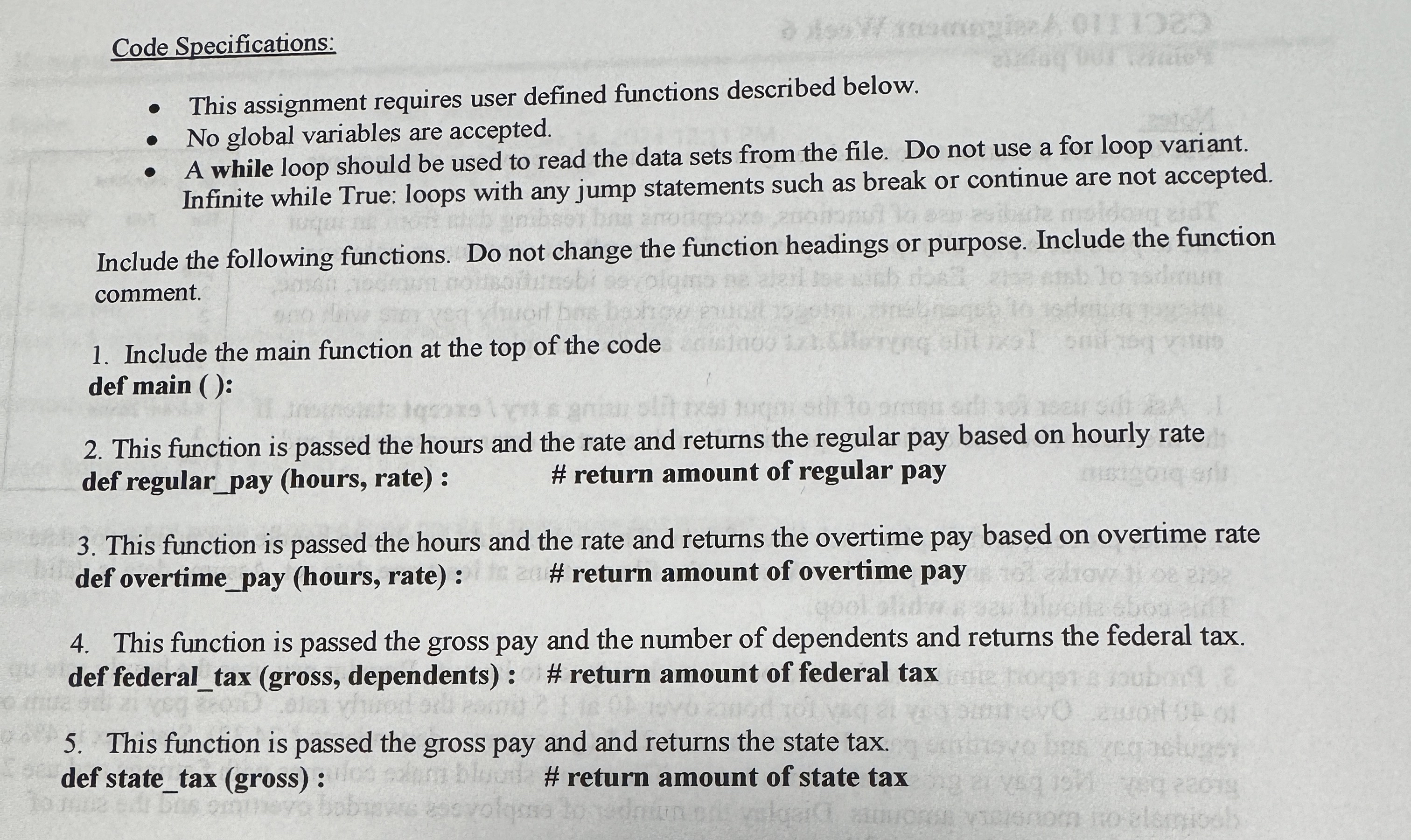 Please write this program in Python Code