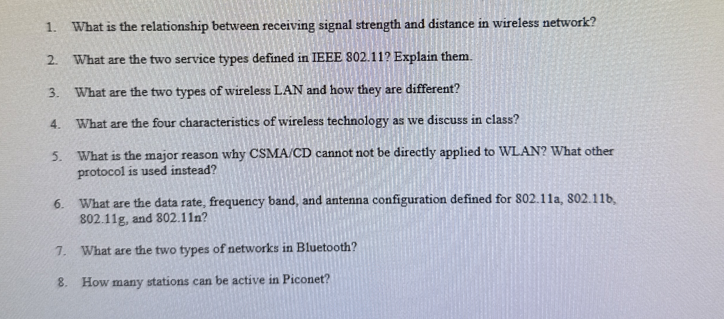 What is the relationship between receiving signal