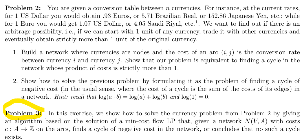 Problem 3 : In this exercise, we show how to