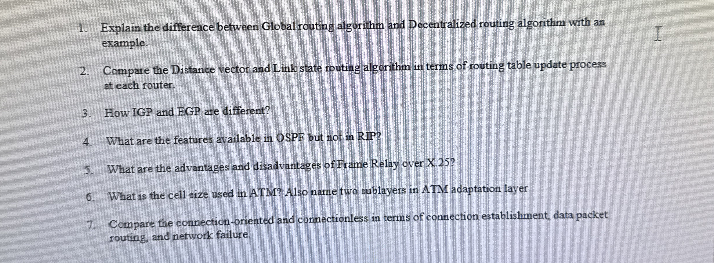 Explain the difference between Global routing