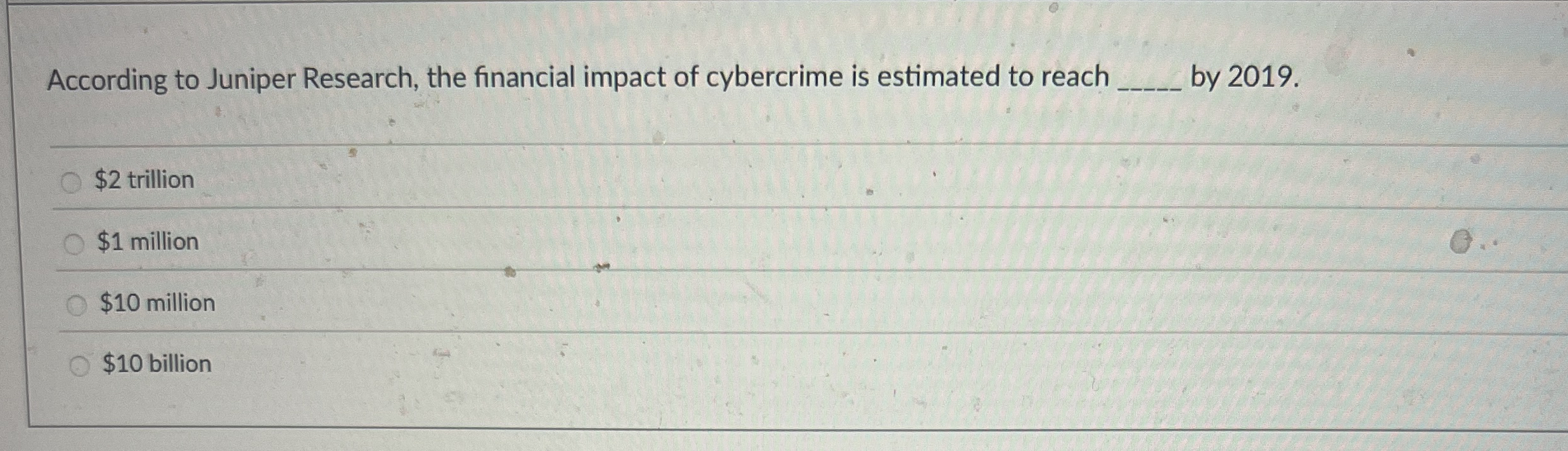 According to Juniper Research, the financial