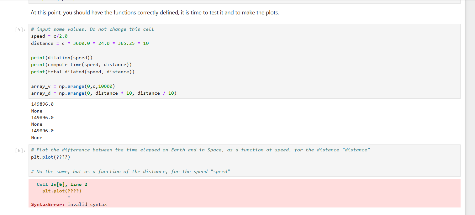 At this point, you should have the functions