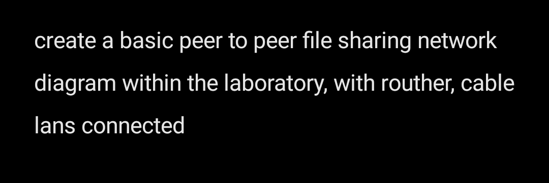 create a basic peer to peer file sharing network