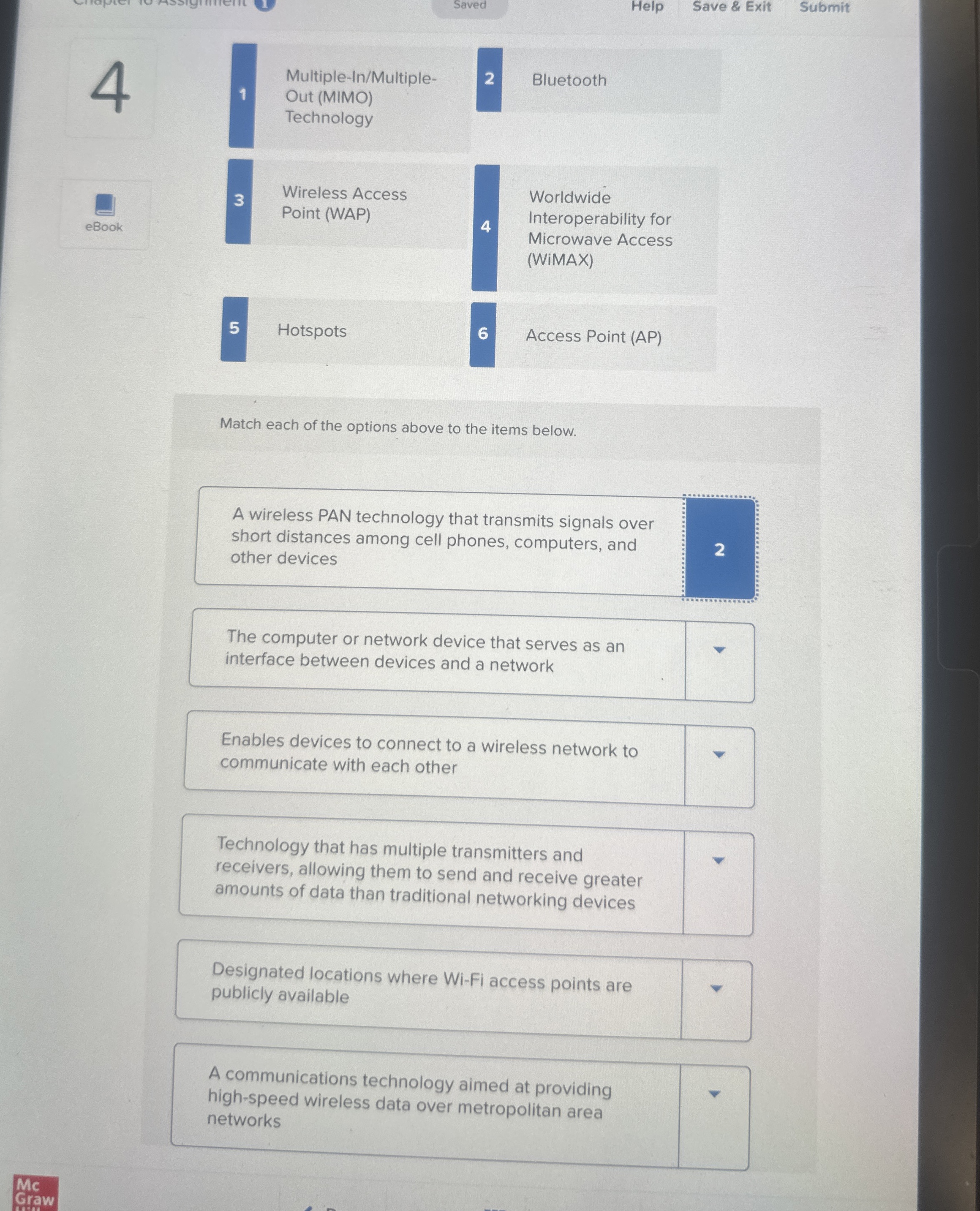 Saved Help Save & Exit Submit 4 Multiple - In /