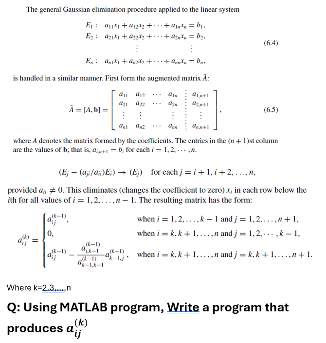 Q: Using MATLAB program, Write a program that