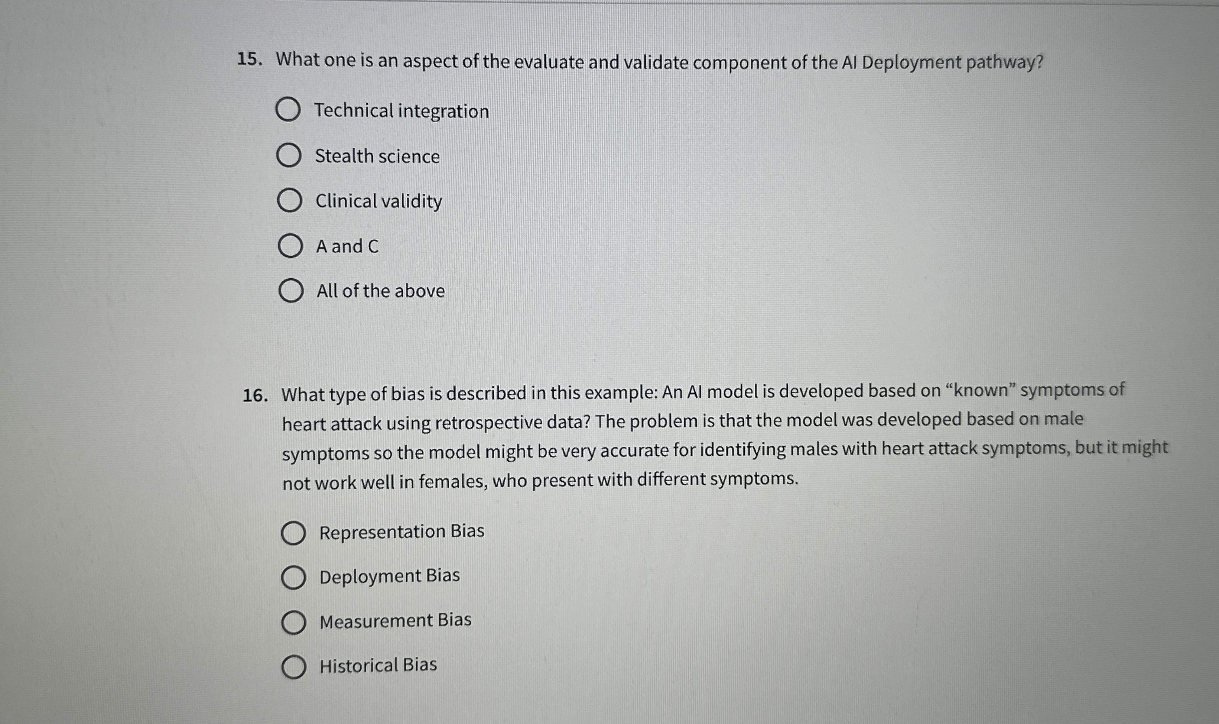 What one is an aspect of the evaluate and