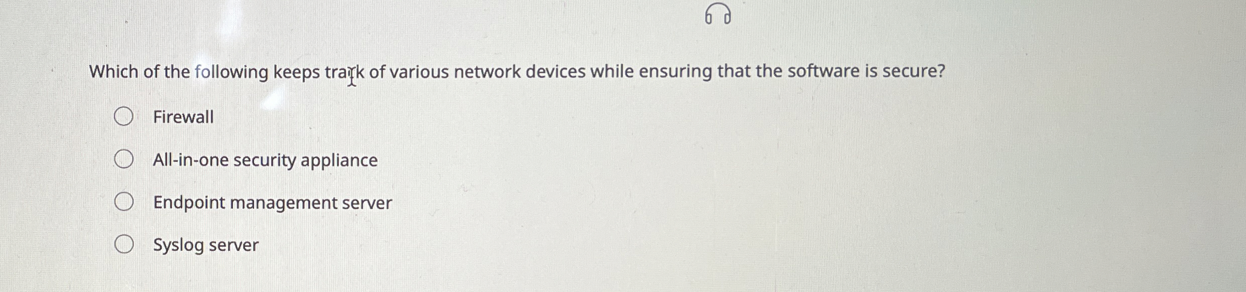 Which of the following keeps traink of various